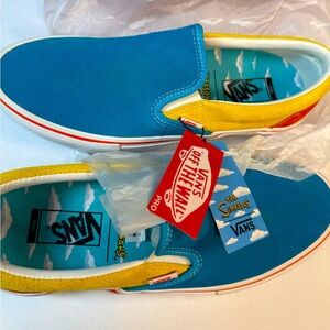 VANS the simpsons “BART SIMPSON” slip on. Brand new never worn in the box. 10.5
